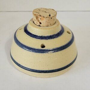 Vintage 1970 Cedar Swamp Stoneware Inkwell Signed